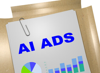 AI Ads concept