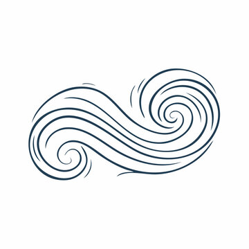 Spirale abstraite dynamique &ndash; motif graphique hypnotique