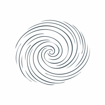 Spirale abstraite dynamique &ndash; motif graphique hypnotique