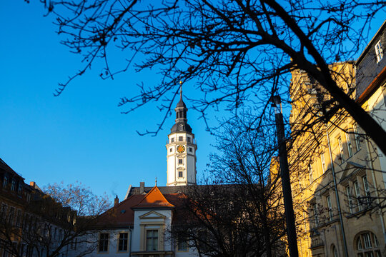 historic city gera in thuringia germany