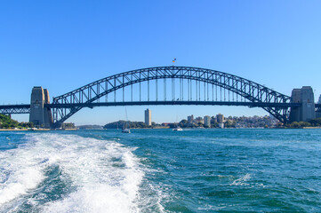 Obraz premium オーストラリアのシドニーで眺める街並みの風景A beautiful view of the cityscape in Sydney, Australia