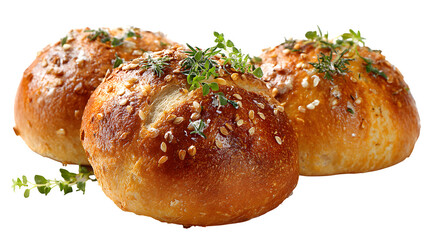 Grilled roasted chicken breast served on a plate isolated on a white background