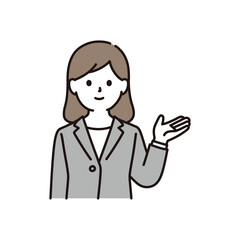 Fototapeta premium Woman doctor with stethoscope smiling cartoon vector illustration
