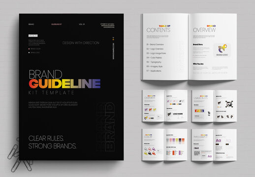 Brand Identity Guideline Brand Book Design