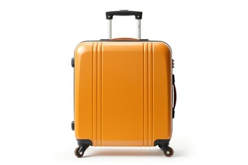 Luggage suitcase white background architecture.