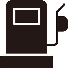 Fuel Pump Icon for Gas Station and Energy Industry Design