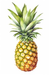 Pineapple fruit plant food.