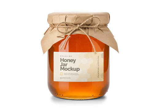 Honey Jar Mockup