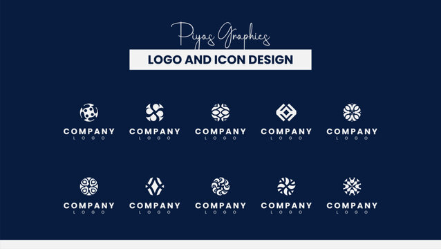 Modern Abstract Logo And Icon Design Collection