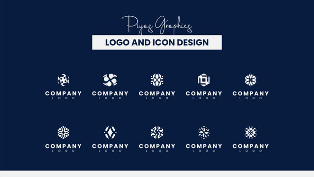 Minimal Abstract Geometric Logo Collection