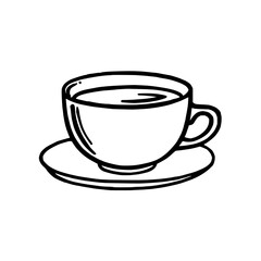 Obraz premium Tea Cup on Saucer