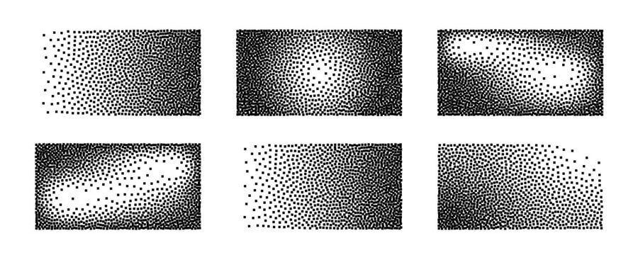 Pixel textured background, square dot fade pattern
