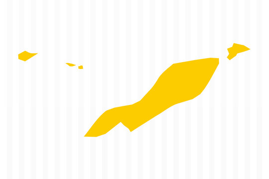 High Quality Yellow Anguilla Map