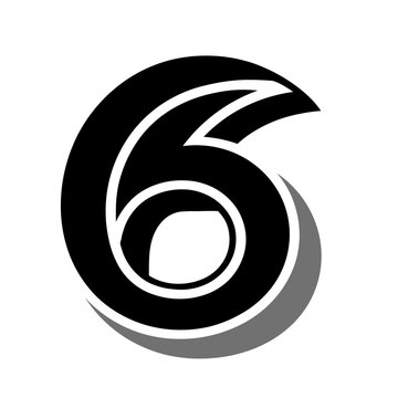 logo letter number6
