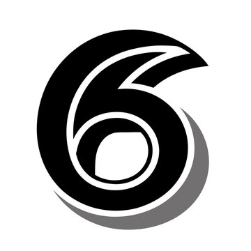 logo letter number6