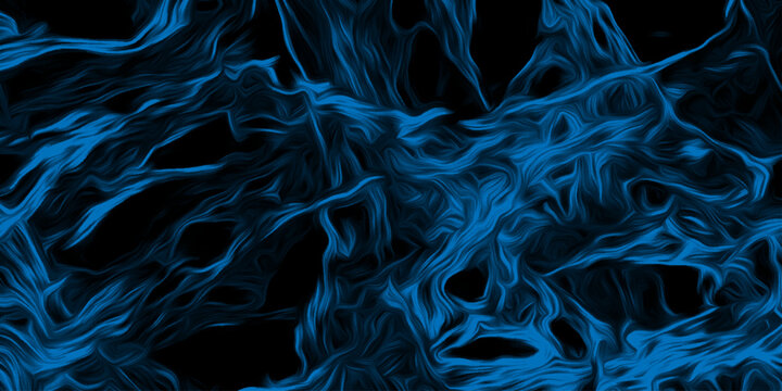 Abstract beautiful blue swirl liquid background. Abstract blue, white swirly wallpaper, wavy pattern texture, aquarelle colors mixing effect abstract backdrop. calm design Marble rock texture blue ink