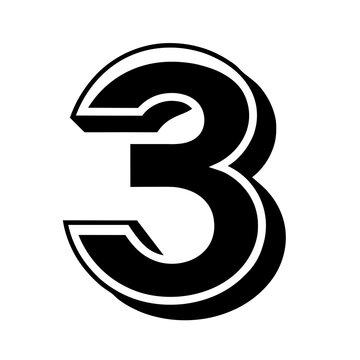 logo letter number3