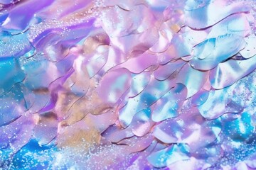 Fototapeta premium Gel texture backgrounds petal underwater.