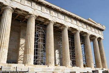 Naklejka premium ancient greek temple