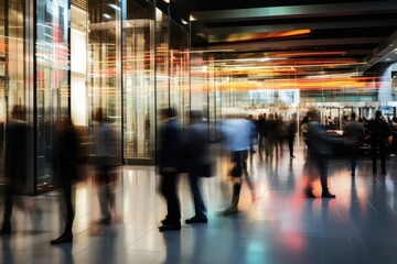 Walking motion people speed.