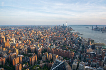 Fototapeta premium Aerial View of New York City Skyline