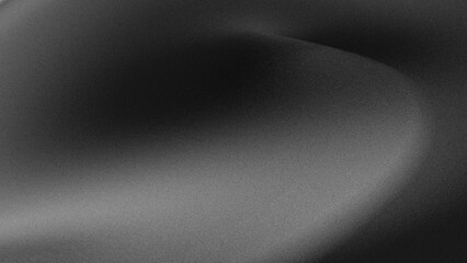 prestigious and premium abstract Black white background with a sharp grain noise texture and elegantly curved metal surfaces