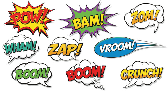 comic book sound effects