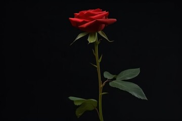 Red rose flower plant inflorescence.