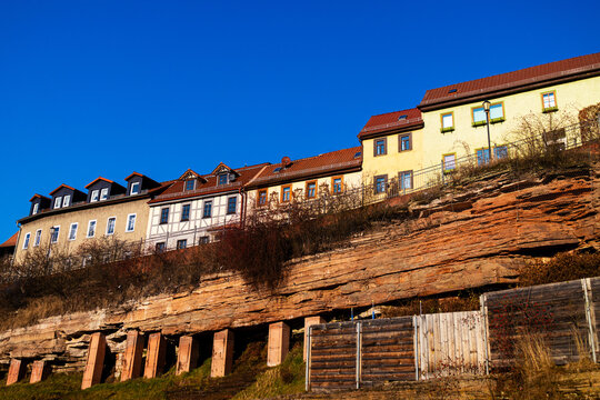 historic city stadtroda in thuringia germany