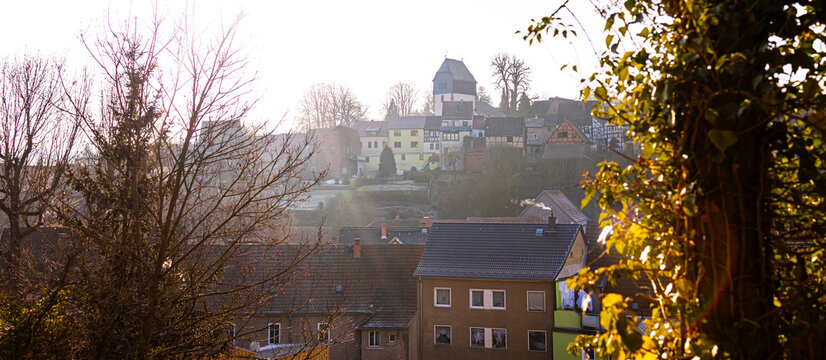 historic city stadtroda in thuringia germany