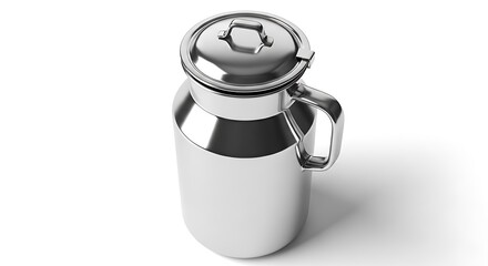 Stainless Steel Coffee Mug with Handle.
