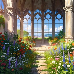 flowers in the garden