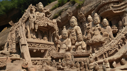 The carvings is the famous