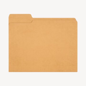 Blank manila folder template