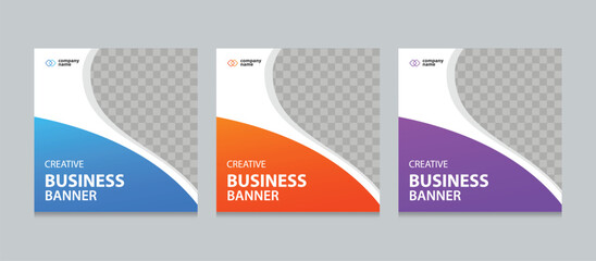 business, banner, design, modern, template, social, media, post, background, marketing, layout, flat, vector, illustration, sale, abstract, set, graphic, presentation, promotion, flyer, poster, brochu