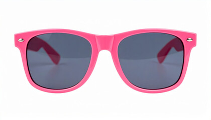 Colored Sunglasses, Fancy Summer Vacation Accessory on White Background Sun Glasses Mockup