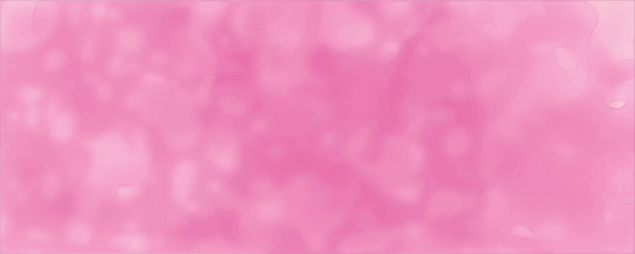Pink watercolors background. Abstract pink background with bubbles