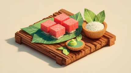 simple image of fresh meat