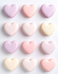 Fototapeta premium Macaron Heart