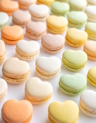 Fototapeta premium Macaron Heart