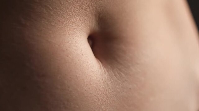 Closeup Belly Button.