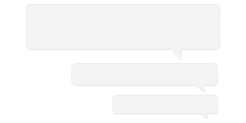 Obraz premium PNG glass speech bubble set, Talk glass icon, glass message rectangle, chat, idea, post, reply for design.