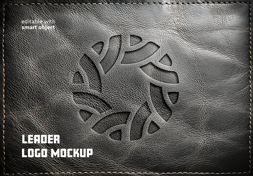 Leather Logo Mockup