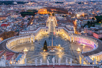Vatican City at Twilight