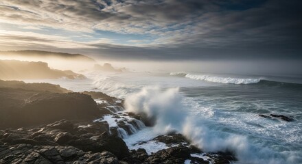 Obraz premium sunset over the sea