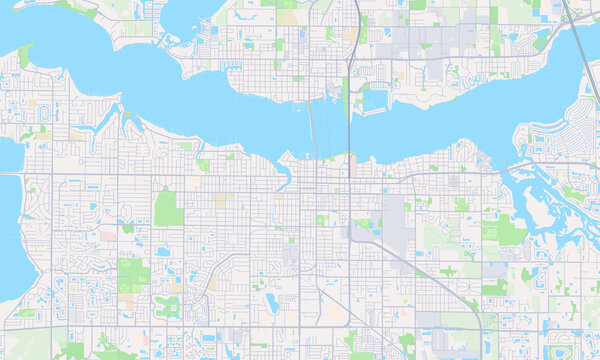 Bradenton Florida map