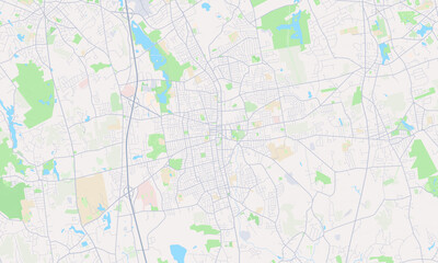 Obraz premium Brockton Massachusetts map