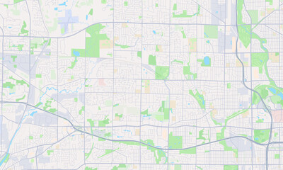 Fototapeta premium Brookfield Wisconsin map