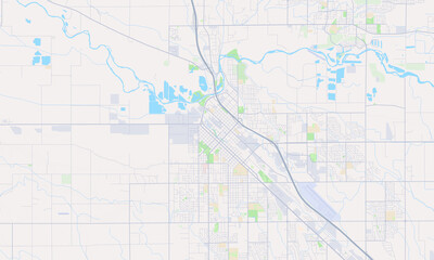 Caldwell Idaho map