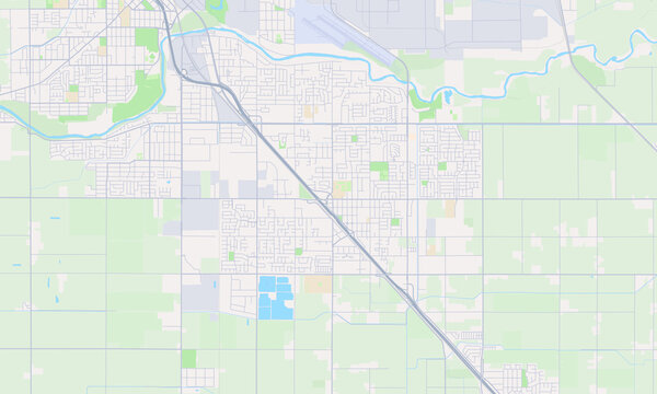 Ceres California map